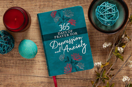 365 Days of Prayer for Depression & Anxiety (Faux Leather) – Guided Daily Prayers for Anyone in Need of Hope and Comfort